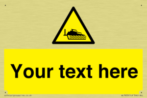 Custom warning grounding cruiser on lock cill